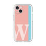 Slim Protection Premium Case［ オリジナル - initial color line - W pink ］