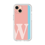 Slim Protection Premium Case［ オリジナル - initial color line - W pink ］
