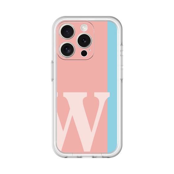 Slim Protection Premium Case［ オリジナル - initial color line - W pink ］