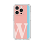 Slim Protection Premium Case［ オリジナル - initial color line - W pink ］