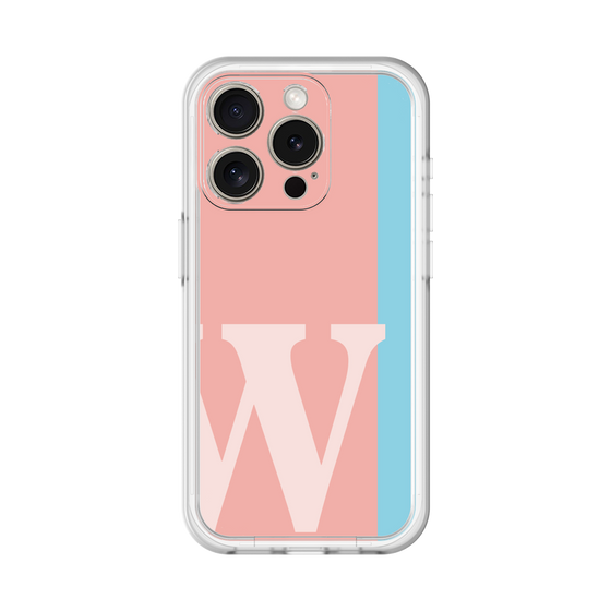 Slim Protection Premium Case［ オリジナル - initial color line - W pink ］