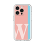 Slim Protection Premium Case［ オリジナル - initial color line - W pink ］