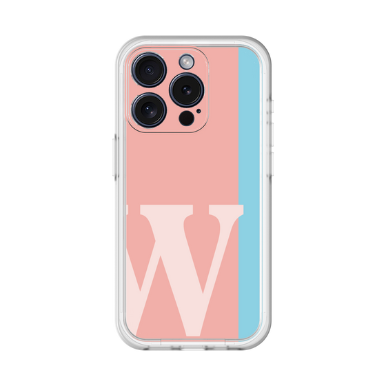 Slim Protection Premium Case［ オリジナル - initial color line - W pink ］