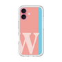 Slim Protection Premium Case［ オリジナル - initial color line - W pink ］