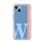 Slim Protection Premium Case［ オリジナル - initial color line - W blue ］