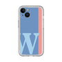 Slim Protection Premium Case［ オリジナル - initial color line - W blue ］