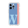 Slim Protection Premium Case［ オリジナル - initial color line - W blue ］