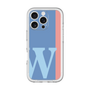 Slim Protection Premium Case［ オリジナル - initial color line - W blue ］