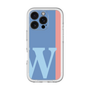 Slim Protection Premium Case［ オリジナル - initial color line - W blue ］
