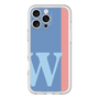 Slim Protection Premium Case［ オリジナル - initial color line - W blue ］