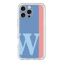 Slim Protection Premium Case［ オリジナル - initial color line - W blue ］