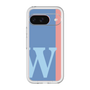 Slim Protection Premium Case［ オリジナル - initial color line - W blue ］