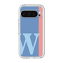 Slim Protection Premium Case［ オリジナル - initial color line - W blue ］