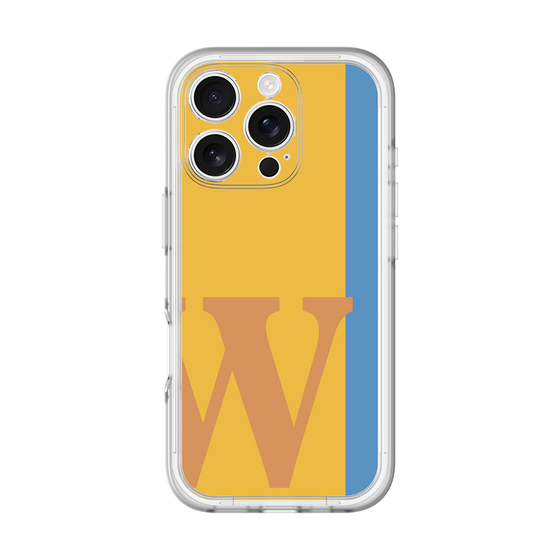 Slim Protection Premium Case［ オリジナル - initial color line - W orange ］