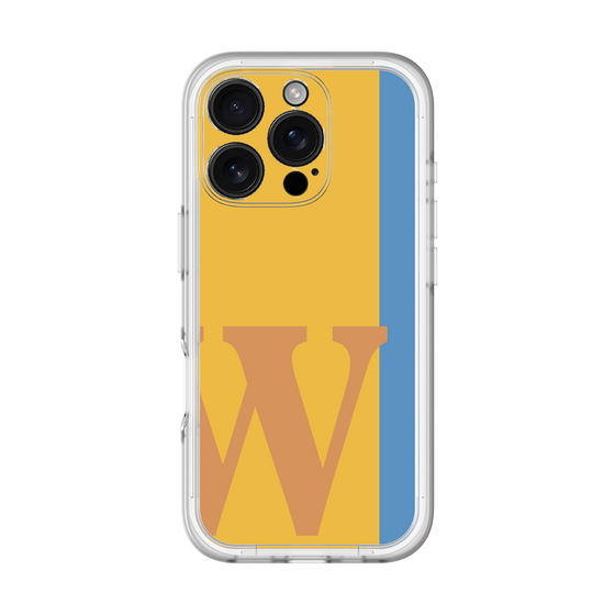 Slim Protection Premium Case［ オリジナル - initial color line - W orange ］