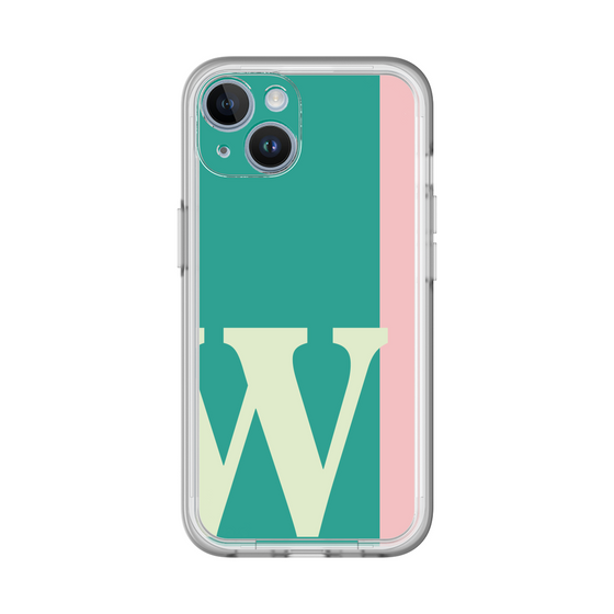 Slim Protection Premium Case［ オリジナル - initial color line - W green ］