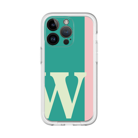 Slim Protection Premium Case［ オリジナル - initial color line - W green ］