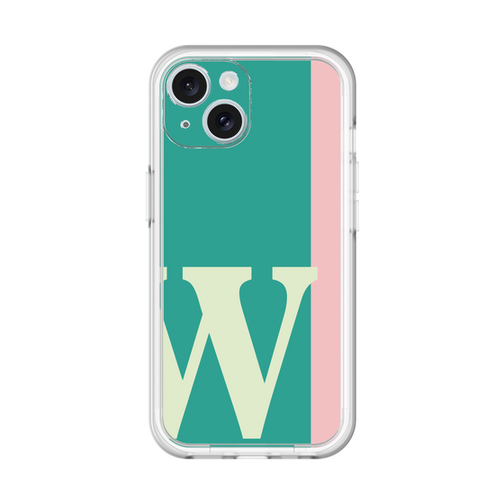 Slim Protection Premium Case［ オリジナル - initial color line - W green ］