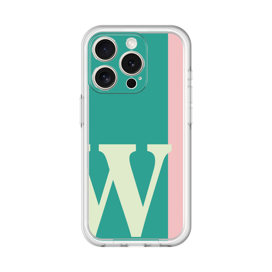 Slim Protection Premium Case［ オリジナル - initial color line - W green ］