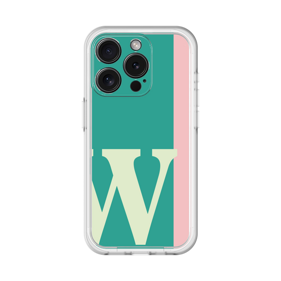Slim Protection Premium Case［ オリジナル - initial color line - W green ］