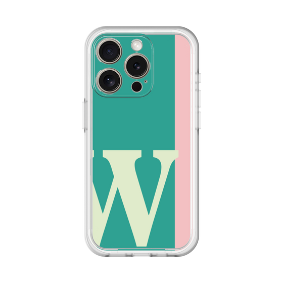 Slim Protection Premium Case［ オリジナル - initial color line - W green ］