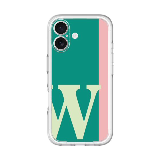 Slim Protection Premium Case［ オリジナル - initial color line - W green ］