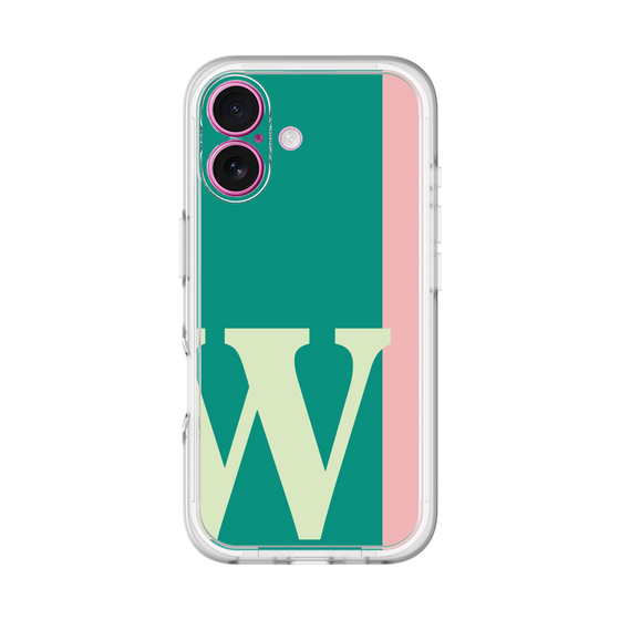 Slim Protection Premium Case［ オリジナル - initial color line - W green ］
