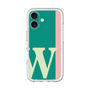 Slim Protection Premium Case［ オリジナル - initial color line - W green ］