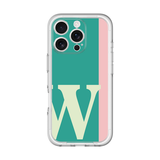 Slim Protection Premium Case［ オリジナル - initial color line - W green ］
