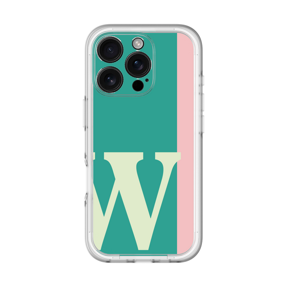 Slim Protection Premium Case［ オリジナル - initial color line - W green ］