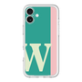 Slim Protection Premium Case［ オリジナル - initial color line - W green ］