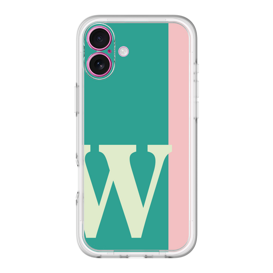 Slim Protection Premium Case［ オリジナル - initial color line - W green ］
