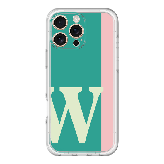Slim Protection Premium Case［ オリジナル - initial color line - W green ］