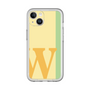 Slim Protection Premium Case［ オリジナル - initial color line - W yellow ］