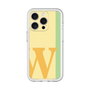 Slim Protection Premium Case［ オリジナル - initial color line - W yellow ］