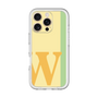 Slim Protection Premium Case［ オリジナル - initial color line - W yellow ］
