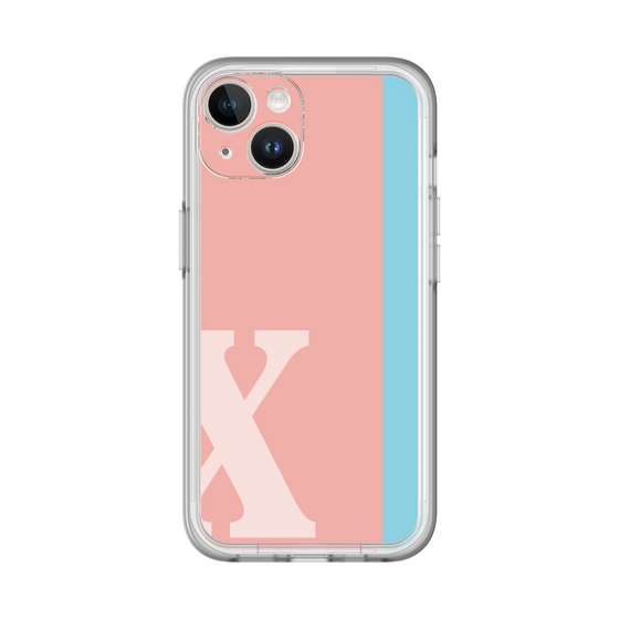 Slim Protection Premium Case［ オリジナル - initial color line - X pink ］
