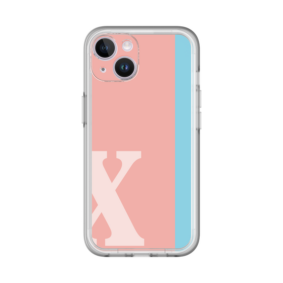 Slim Protection Premium Case［ オリジナル - initial color line - X pink ］