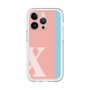 Slim Protection Premium Case［ オリジナル - initial color line - X pink ］
