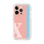 Slim Protection Premium Case［ オリジナル - initial color line - X pink ］
