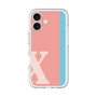Slim Protection Premium Case［ オリジナル - initial color line - X pink ］