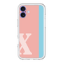 Slim Protection Premium Case［ オリジナル - initial color line - X pink ］