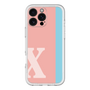 Slim Protection Premium Case［ オリジナル - initial color line - X pink ］