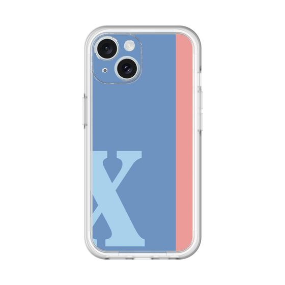 Slim Protection Premium Case［ オリジナル - initial color line - X blue ］