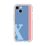 Slim Protection Premium Case［ オリジナル - initial color line - X blue ］