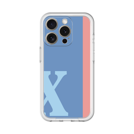 Slim Protection Premium Case［ オリジナル - initial color line - X blue ］
