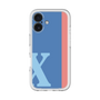 Slim Protection Premium Case［ オリジナル - initial color line - X blue ］