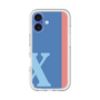 Slim Protection Premium Case［ オリジナル - initial color line - X blue ］