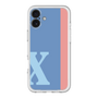 Slim Protection Premium Case［ オリジナル - initial color line - X blue ］