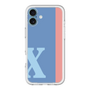 Slim Protection Premium Case［ オリジナル - initial color line - X blue ］